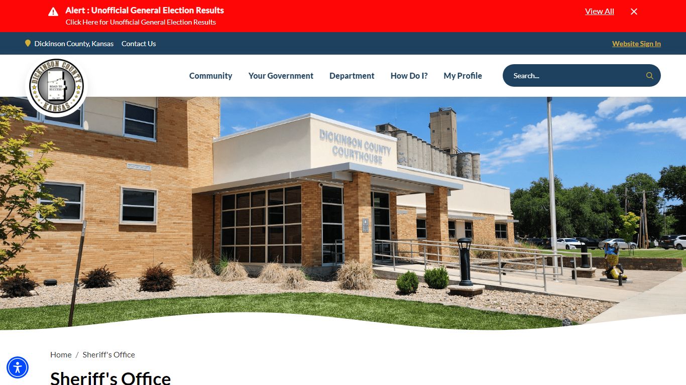 Sheriff's Office | Dickinson County, KS - Official Website